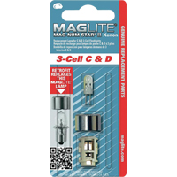 Ampoule de rechange pour lampe de poche &agrave; 3 piles C & D Kelford