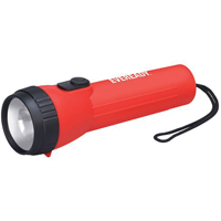 Industrial General Purpose Flashlight, LED, 25 Lumens, D Batteries Kelford