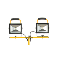 Twin-Head Work Light, LED, 40 W, 4800 Lumens, Aluminum Housing XG817 | Kelford