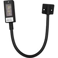 Maplight &agrave; DEL en col de cygne, 1 W, DEL, Col 12", Noir Kelford