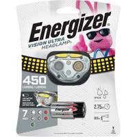 Vision Ultra Industrial Headlamp, LED, 450 Lumens, 2 Hrs. Run Time, AAA Batteries Kelford