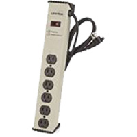 Surge Protector Strip, 6 Outlets, 900 J, 1500 W, 6' Cord XH245 | Kelford