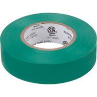 Ruban isolant, 19 mm (3/4") x 18 m (60'), Vert, 7 mils Kelford