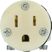 Hospital Grade Extension Plug Connector, 5-15R, Nylon XI198 | Kelford