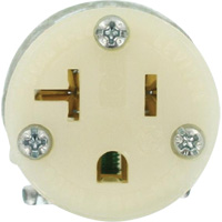 Hospital Grade Extension Plug Connector, 5-20R, Nylon XI202 | Kelford