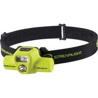 USB HAZ-LO&reg; Intrinsically Safe Headlamp, LED, 250 Lumens, 7 Hrs. Run Time, Rechargeable Batteries Kelford