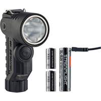 Lame de poche &agrave; alimentation multiple &agrave; angle droit pour casque Vantage 180 X, DEL, Piles Rechargeable/CR123A, Polym&egrave;re de nylon Kelford