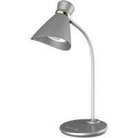 Desk Lamp, 6 W, LED, 16" Neck, Silver XI493 | Kelford