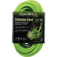 Flexzilla<sup>®</sup> Pro Industrial Extension Cord, SJTW, 14/3 AWG, 15 A, 50' XI522 | Kelford