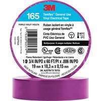 Temflex™ General Use Vinyl Electrical Tape 165, 19 mm (3/4") x 18 M (60'), Purple, 6 mils XI870 | Kelford