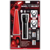 Safety Flashlight Pack, LED, 192 Lumens, C Batteries Kelford