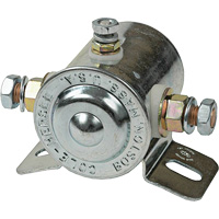 Grounded Continuous-Duty Solenoid Relay, Mini-Breaker, 12 V Kelford