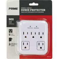 Surge Protector, 5 Outlets, 900 J, 1875 W XJ249 | Kelford