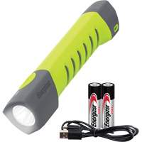 Small Pro Series Hybrid Handheld Flashlight, LED, 500 Lumens, Rechargeable/AA Batteries Kelford