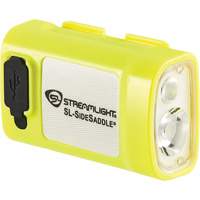 SL-SIDESADDLE&reg; USB Hardhat & Helmet Light, LED, 350/320/400 Lumens, 6.25/7/5 Hrs. Run Time, Rechargeable Batteries Kelford