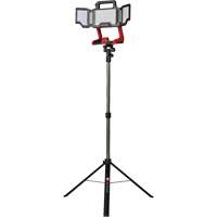 Lampe de travail &agrave; DEL professionnelle &agrave; panneaux pliants lumens sans fil 18V sur tr&eacute;pied, DEL, 3600 lumens Kelford