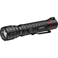 Lampe de poche &eacute;tanche G40R avec mise au point par rotation, DEL, 650 lumens, Piles Rechargeable Kelford