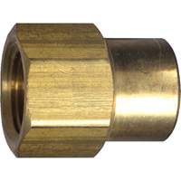 Reduced Pipe Coupling, Brass, 1/2" x 3/8" Kelford