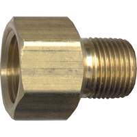 Pipe Adapter, FPT x NPT, 1/4" x 1/8" Dia., Brass Kelford