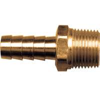 Male Hose Connector, Brass, 3/8" x 3/8" ZB177 | Kelford