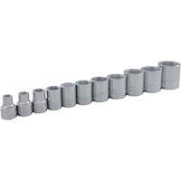 Jeu de douilles SAE, 11 Mcx, Prise de 3/8" Kelford