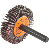 Coolcut™ Flap Wheel, Aluminum Oxide, 60 Grit, 1-1/2" x 3/8" x 1/4" YC398 | Kelford
