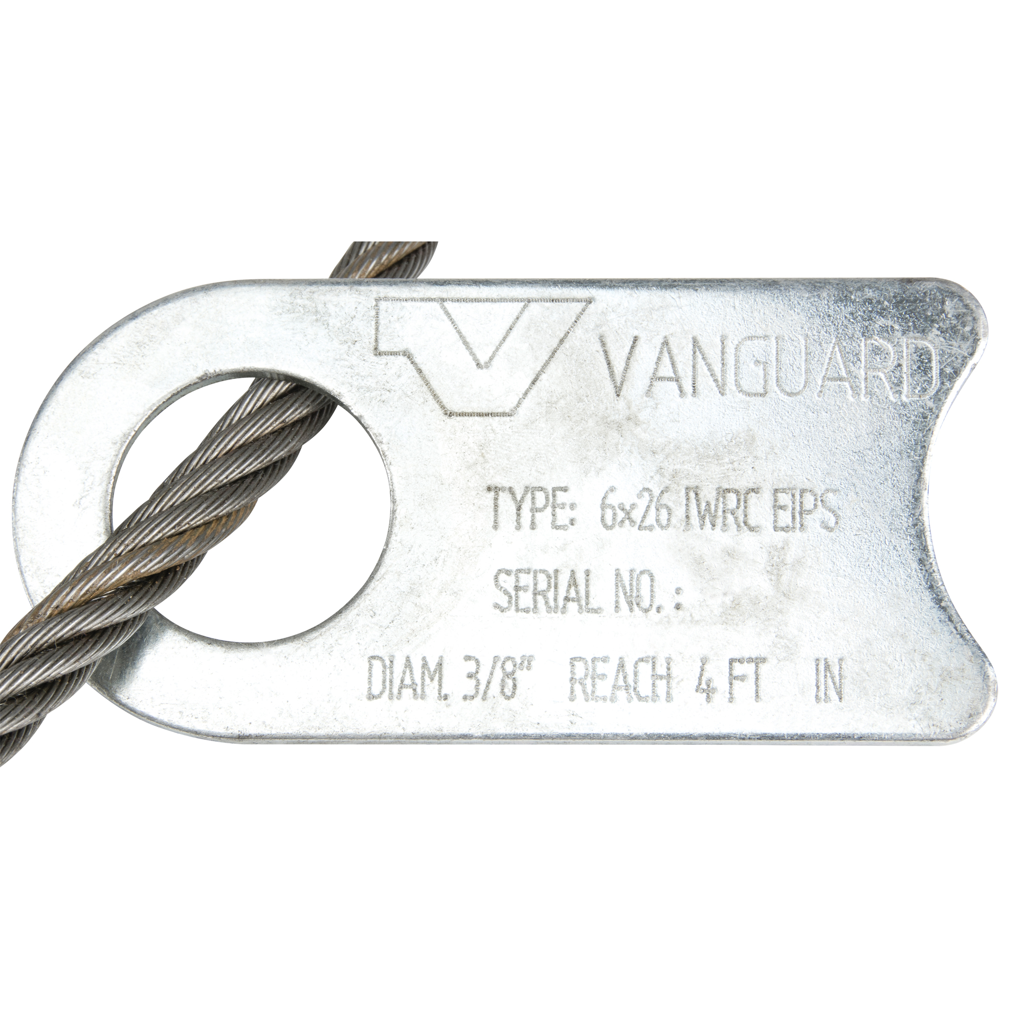 Vanguard Steel Wire Rope Lifting Sling Eye & Eye Kelford